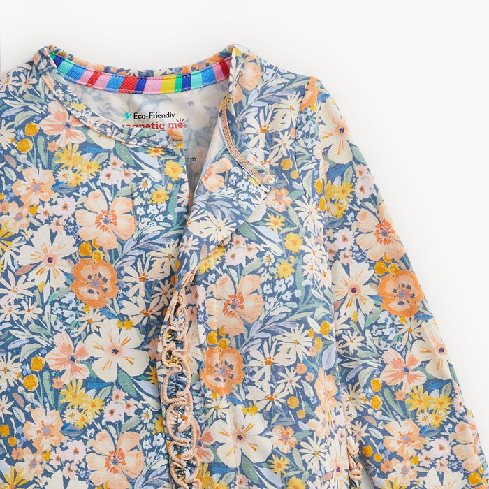 Magnetic Me Flora Modal Ruffle Footie