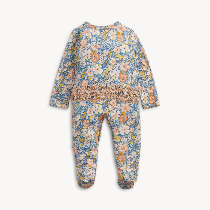 Magnetic Me Flora Modal Ruffle Footie