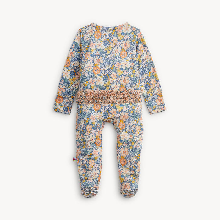 Magnetic Me Flora Modal Ruffle Footie