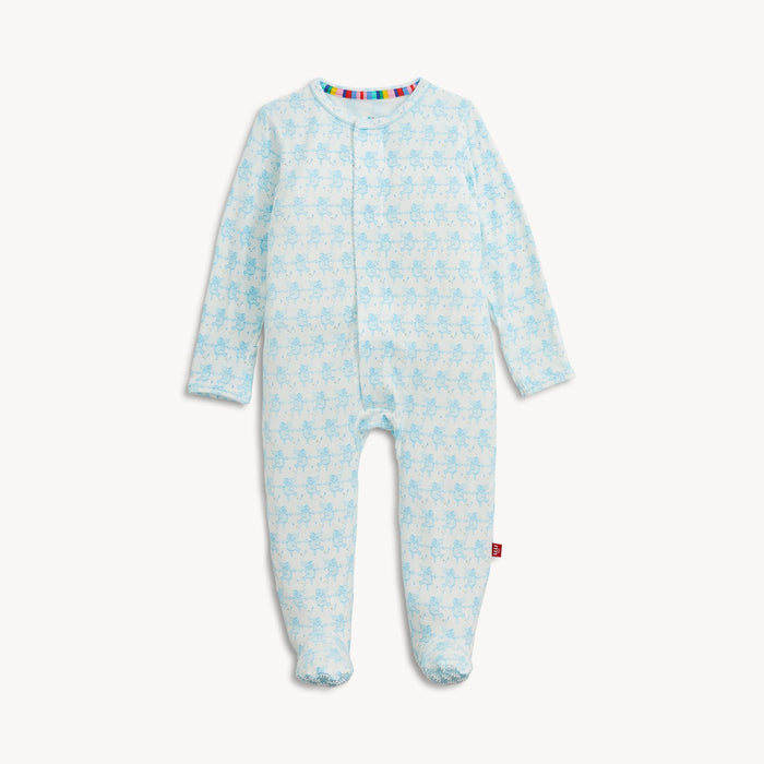 Magnetic Me Trunkettes Blue Modal Footie