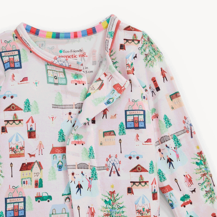 Magnetic Me Winter Village Modal Footie