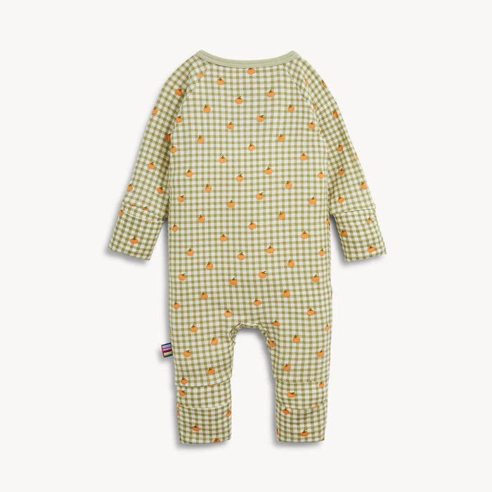 Magnetic Me Pumpkin Plaid Modal Convertible Coverall