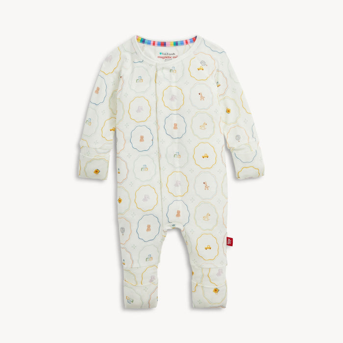 Magnetic Me Nursery Magic Cream Modal Convertible Coverall