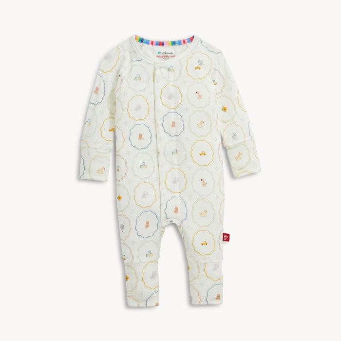 Magnetic Me Nursery Magic Cream Modal Convertible Coverall