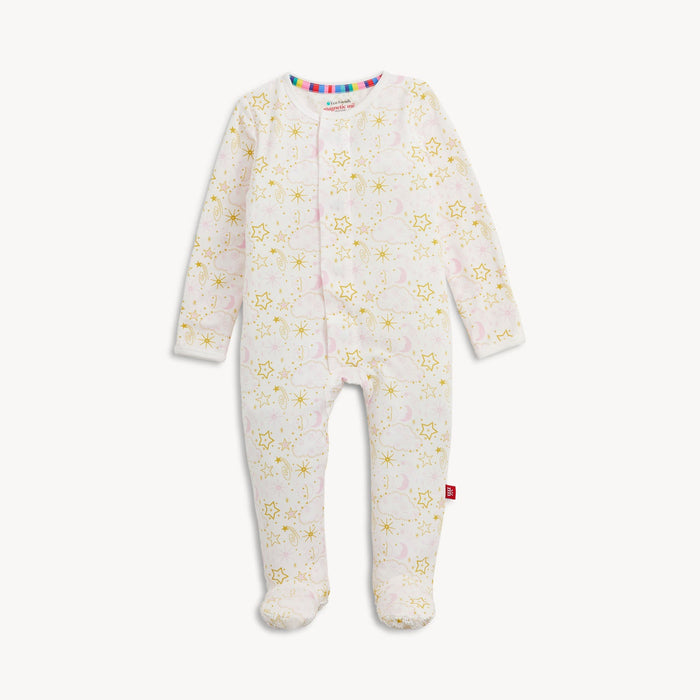 Magnetic Me Star Signs Pink Modal Footie