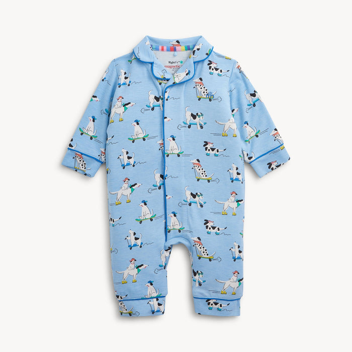 Magnetic Me Ruff Riders Ruffle Romper with/ Piping