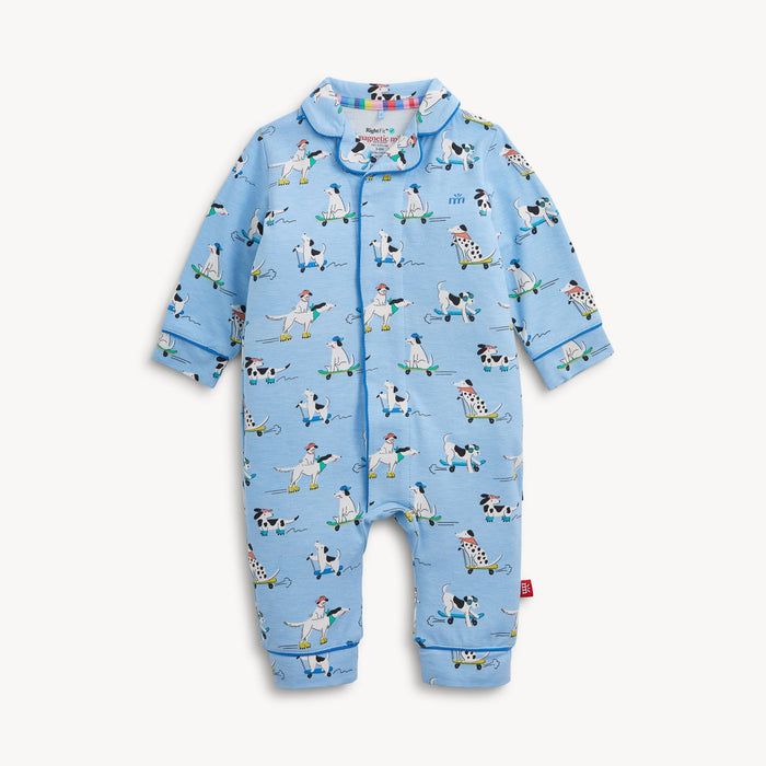 Magnetic Me Ruff Riders Ruffle Romper with/ Piping