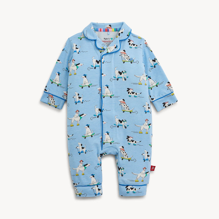 Magnetic Me Ruff Riders Ruffle Romper with/ Piping
