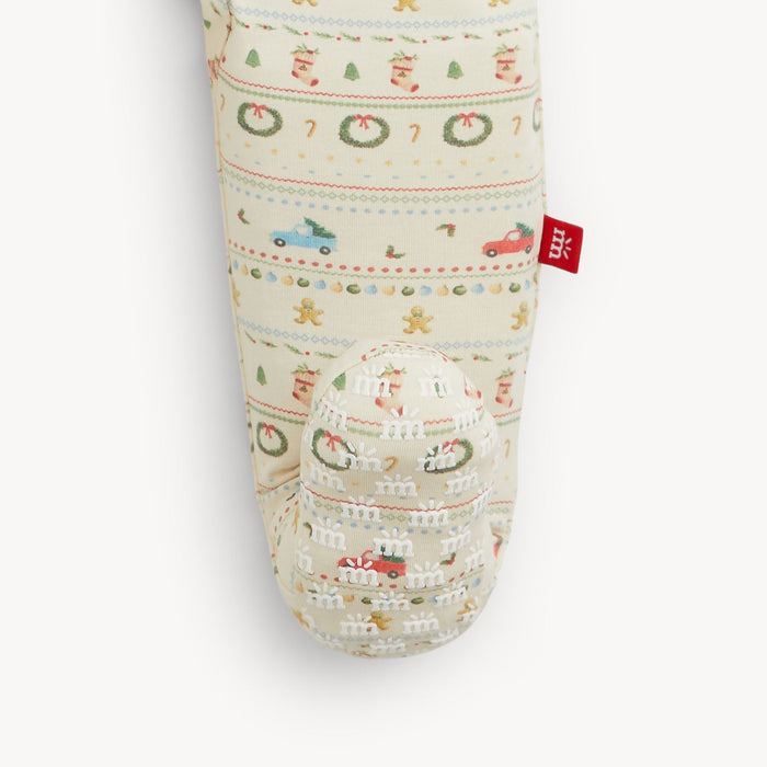 Magnetic Me Traditional Christmas Ruffle Footie