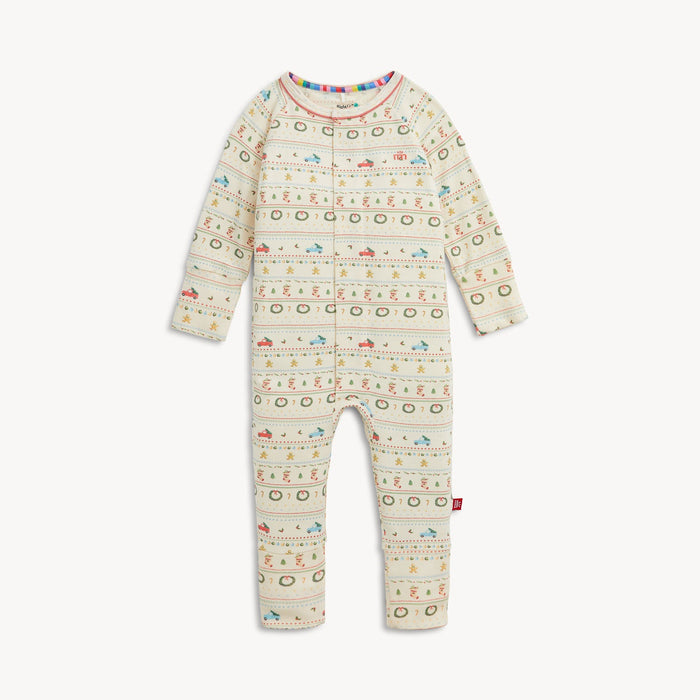 Magnetic Me Traditional Christmas Ruffle Convertible Coverall