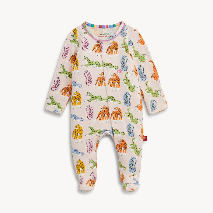 Magnetic Me Leopard Queens Ruffle Footie