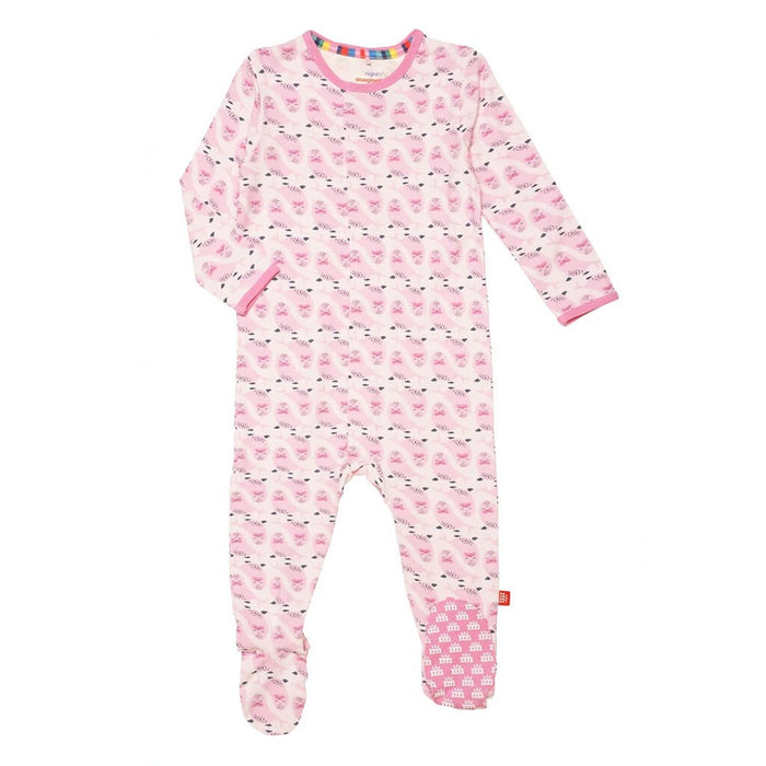 Magnetic Me Modal Footie: Pink Signed Sealed Delivered