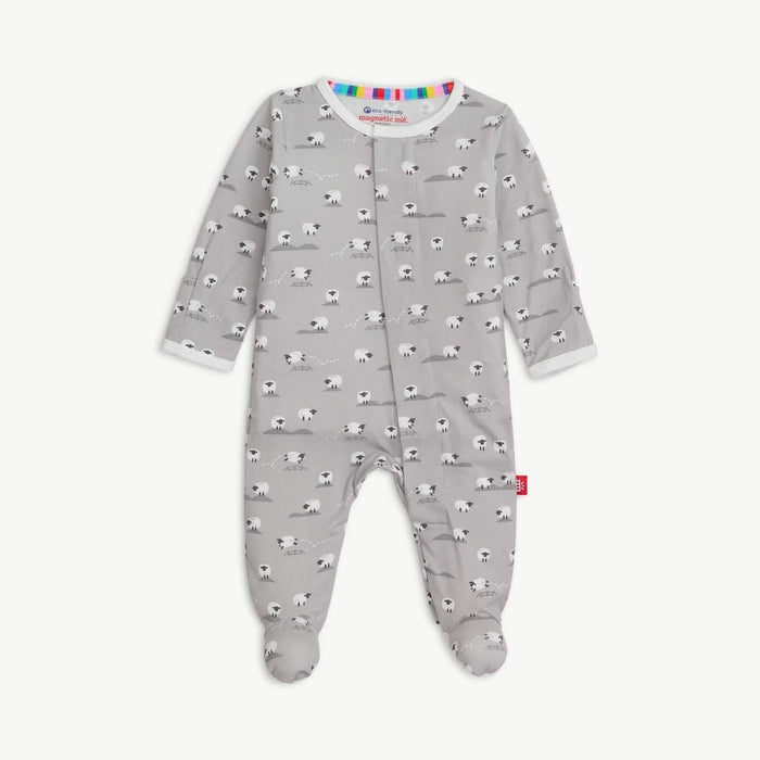 Magnetic Me Footie Baa Baa Baby - Grey