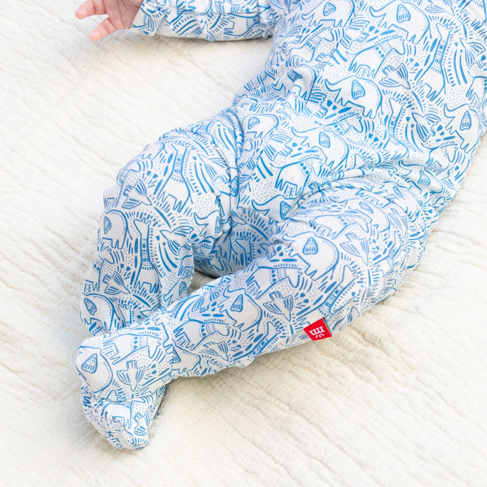 Magnetic Me Modal Footie - Blue Herds of a Feather