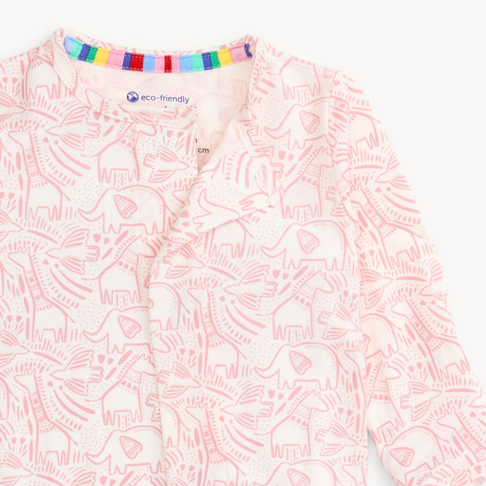 Magnetic Me Modal Footie - Pink Herds of a Feather