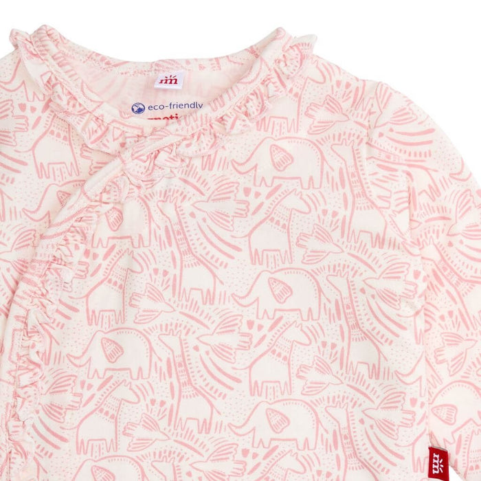 Magnetic Me Modal Kimono - Pink Herds of A Feather