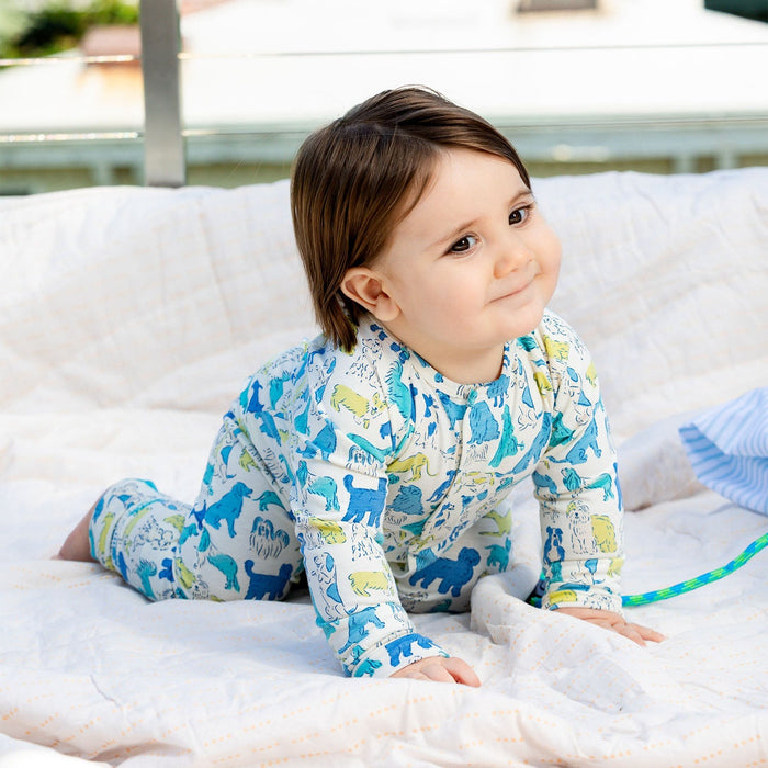 Magnetic Me Convertible Coverall - Blue It's A Paw-ty