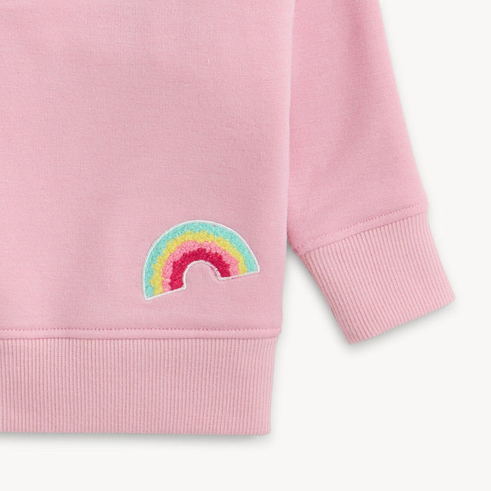 Magnetic Me Sweatsuit - Cameo Pink with Patches