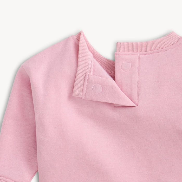 Magnetic Me Sweatsuit - Cameo Pink with Patches