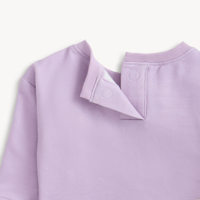 Magnetic Me Sweatsuit - Fair Orchid with Patches