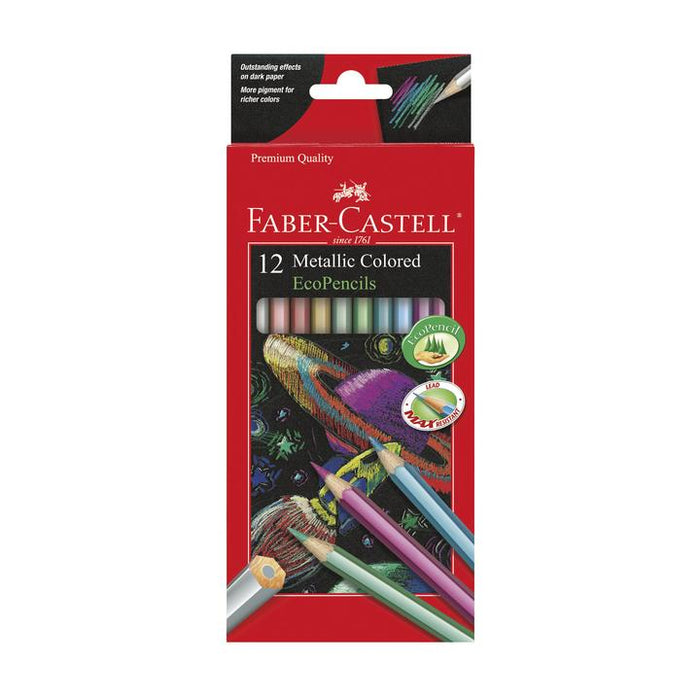 Faber-Castell Metallic Colored EcoPencils 12 Count