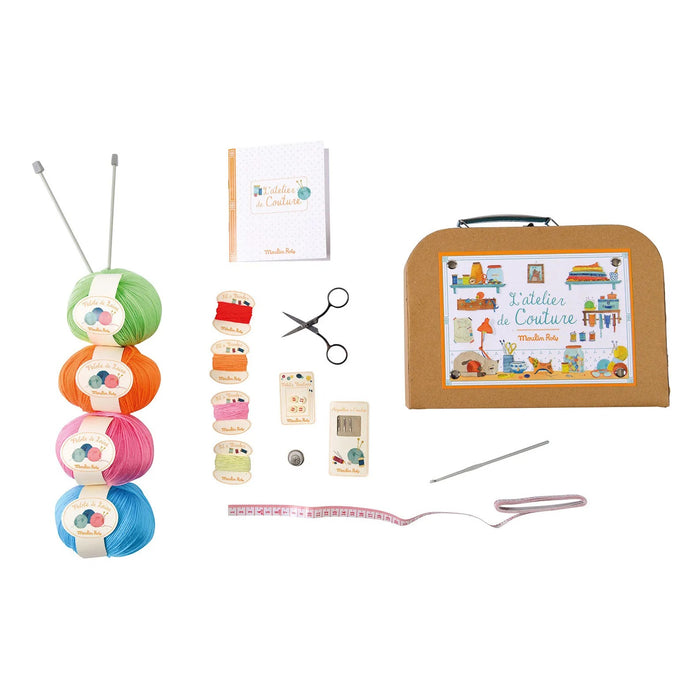 Moulin Roty Suitcase (Sewing and Knitting Set)