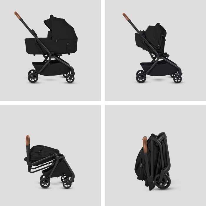 Silver Cross Nia Compact Stroller + Folding Bassinet Bundle: PREORDER Arriving End of January