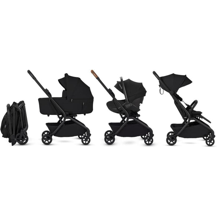 Silver Cross Nia Compact Stroller + Folding Bassinet Bundle