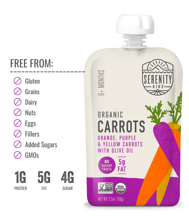 Serenity Kids Organic Carrots Medley Pouch