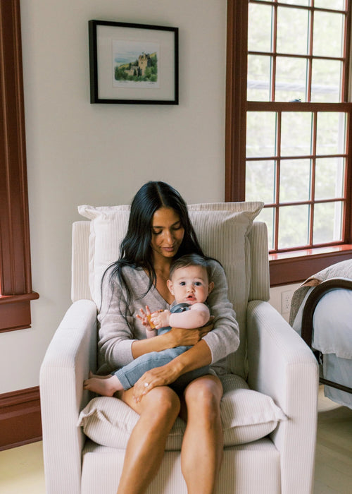 Oilo Flynn Recliner + Swivel Nursery Glider