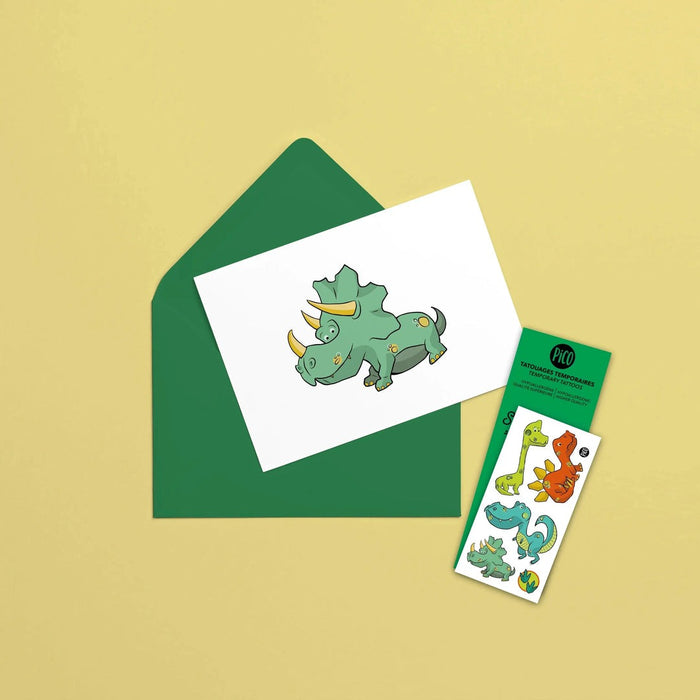 Pico Tatoo Greeting Card - Dinos