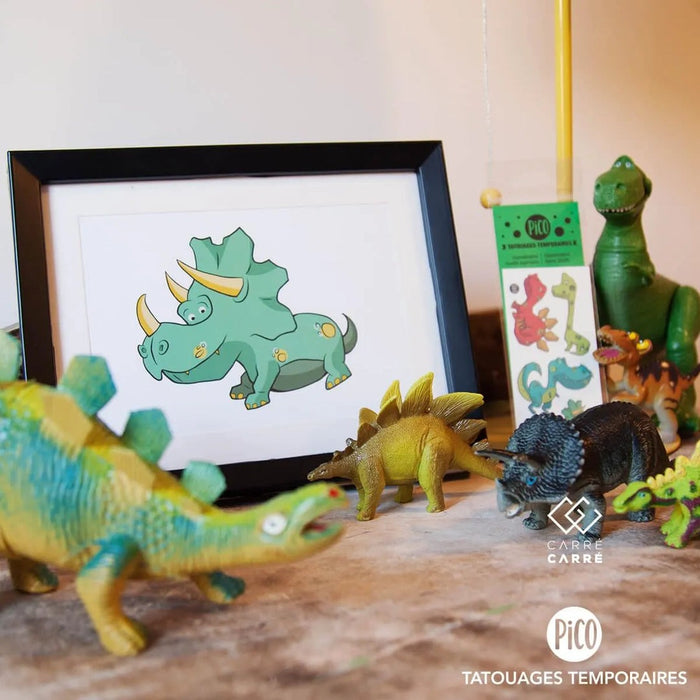 Pico Tatoo Greeting Card - Dinos