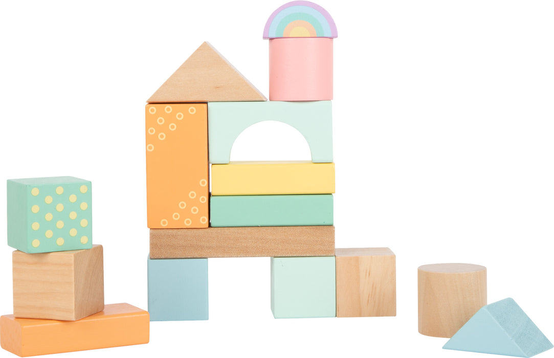 Small Foot Pastel Wooden Building Blocks