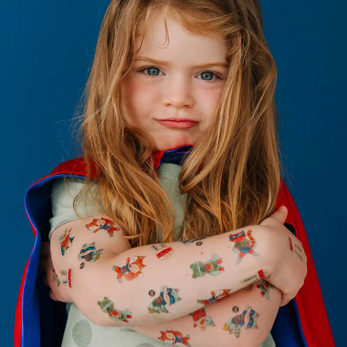 Pico Temporary Tattoos - Animal Superheroes