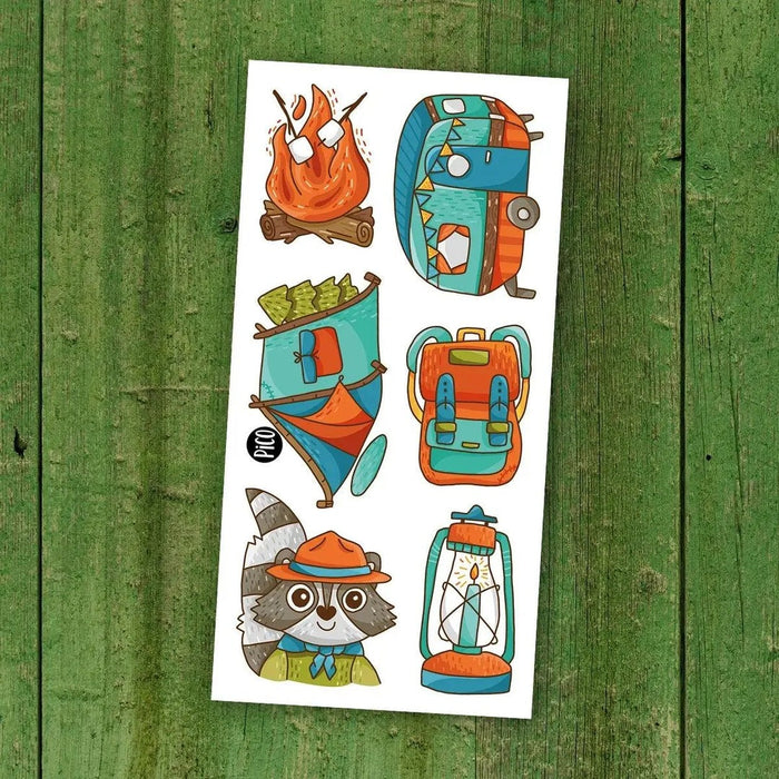 Pico Temporary Tattoos - Camping