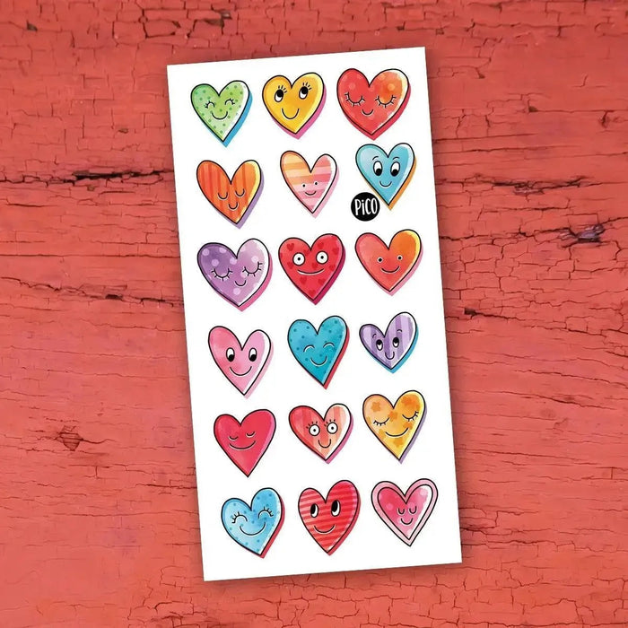 Pico Temporary Tattoos - Friendly Little Hearts