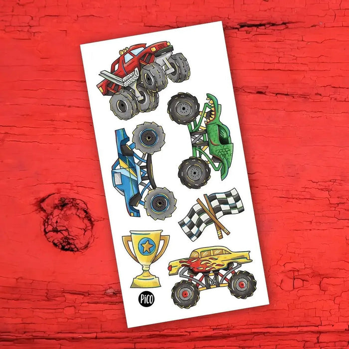 Pico Temporary Tattoos - Monster Trucks
