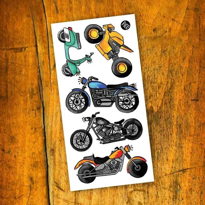 Pico Temporary Tattoos - Motorcycle Lovers