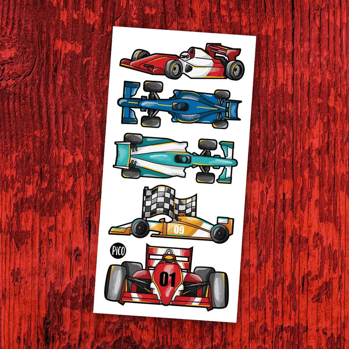 Pico Temporary Tattoos - Car Racing