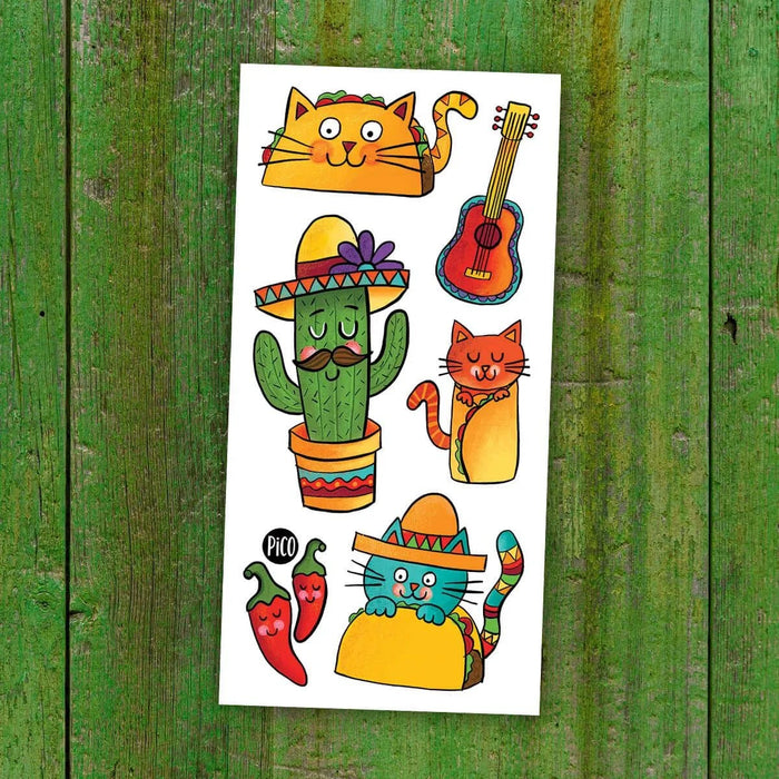Pico Temporary Tattoos - Tacoscats