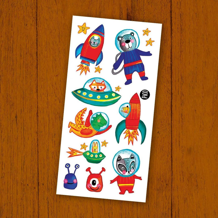 Pico Temporary Tattoos - The Animal Astronauts