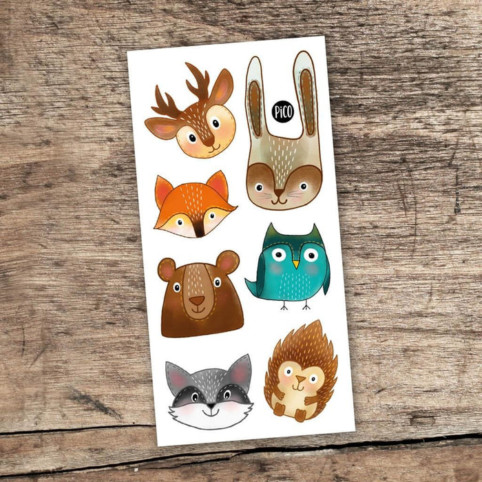 Pico Temporary Tattoos - The Animals of the Forest