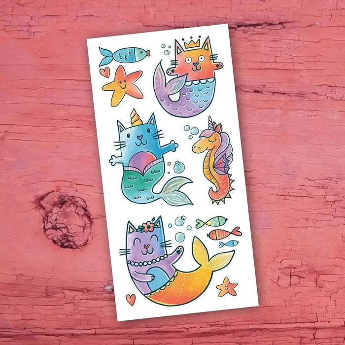 Pico Temporary Tattoos - The Cat-Mermaids