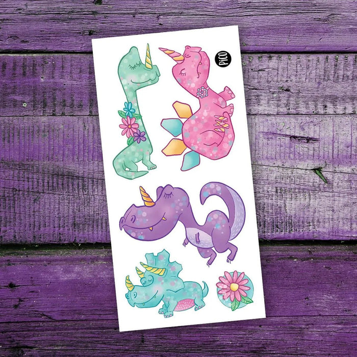 Pico Temporary Tattoos - The Dino-Corns