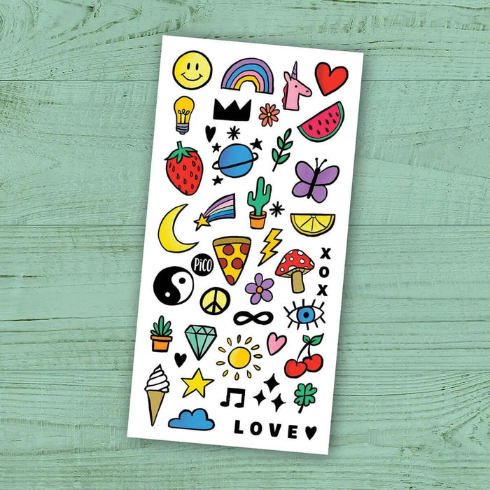 Pico Temporary Tattoos - The Fun Doodles