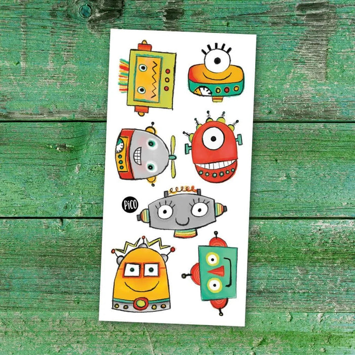Pico Temporary Tattoos - The Funny Robots