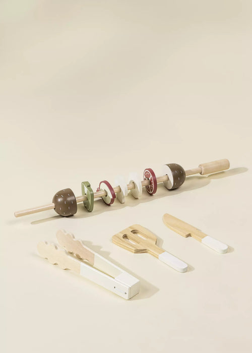 Coco Village Wooden Barbecue Playset and Accessories