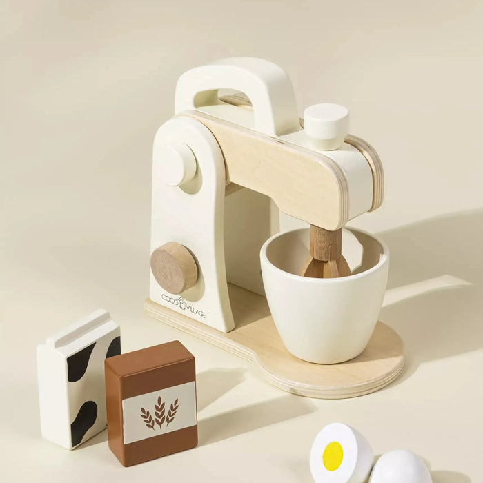 Coco Village Wooden Stand Mixer and Accessories