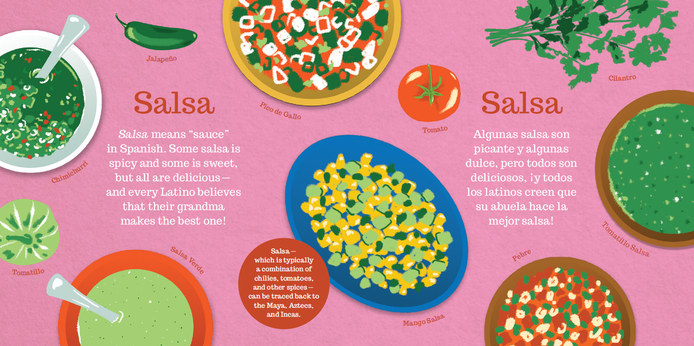 Proud to Be Latino: Food/Comida Bilingual Board Book