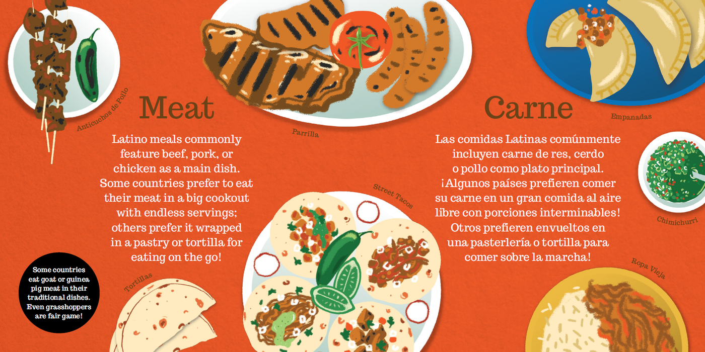 Proud to Be Latino: Food/Comida Bilingual Board Book